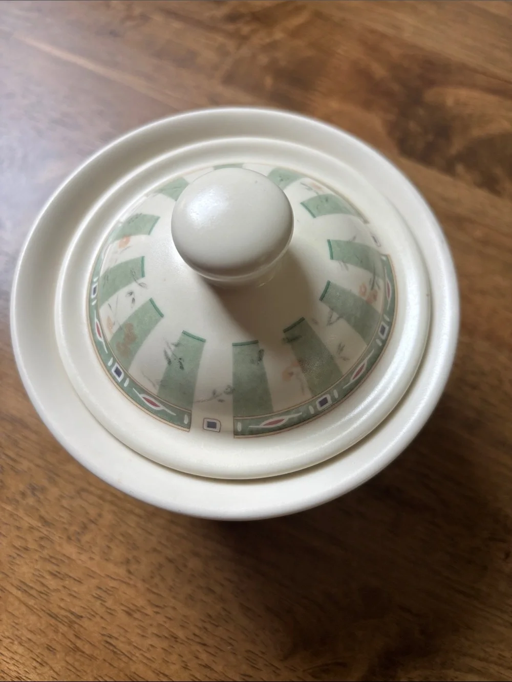 Vintage Pfaltzgraff “Naturewood” Sugar Bowl Cottagecore